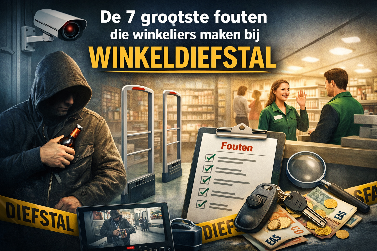 De 7 grootste fouten die winkeliers maken bij winkeldiefstal (en waarom ze perfect vermijdbaar zijn)