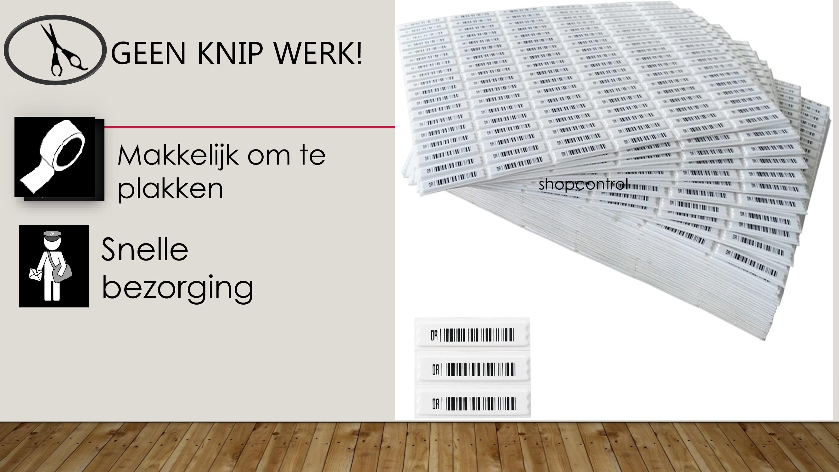 DR Tag AM - Beveiligingsstickers barcode