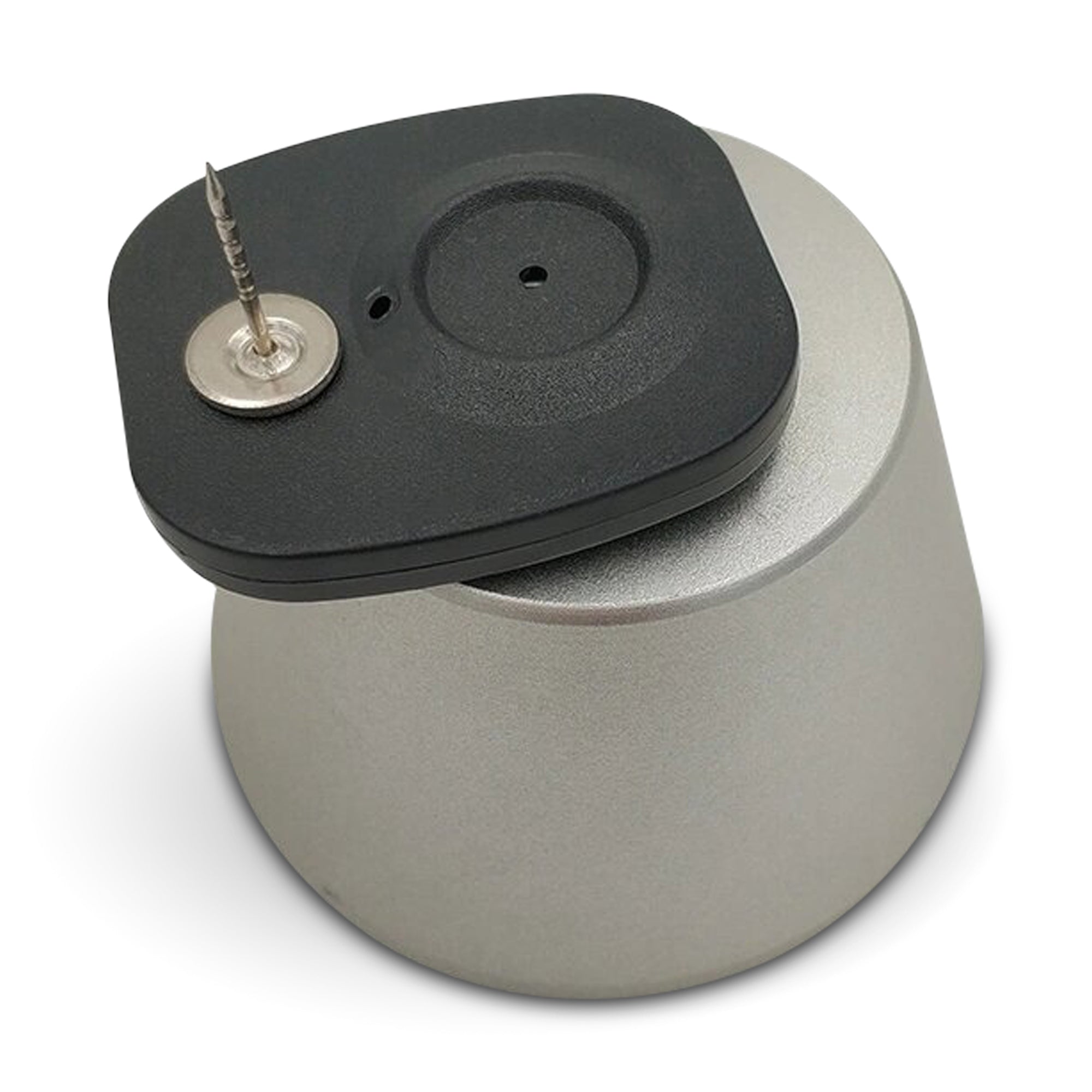 Black Mini Square Minitags incl. pin. - 1000st