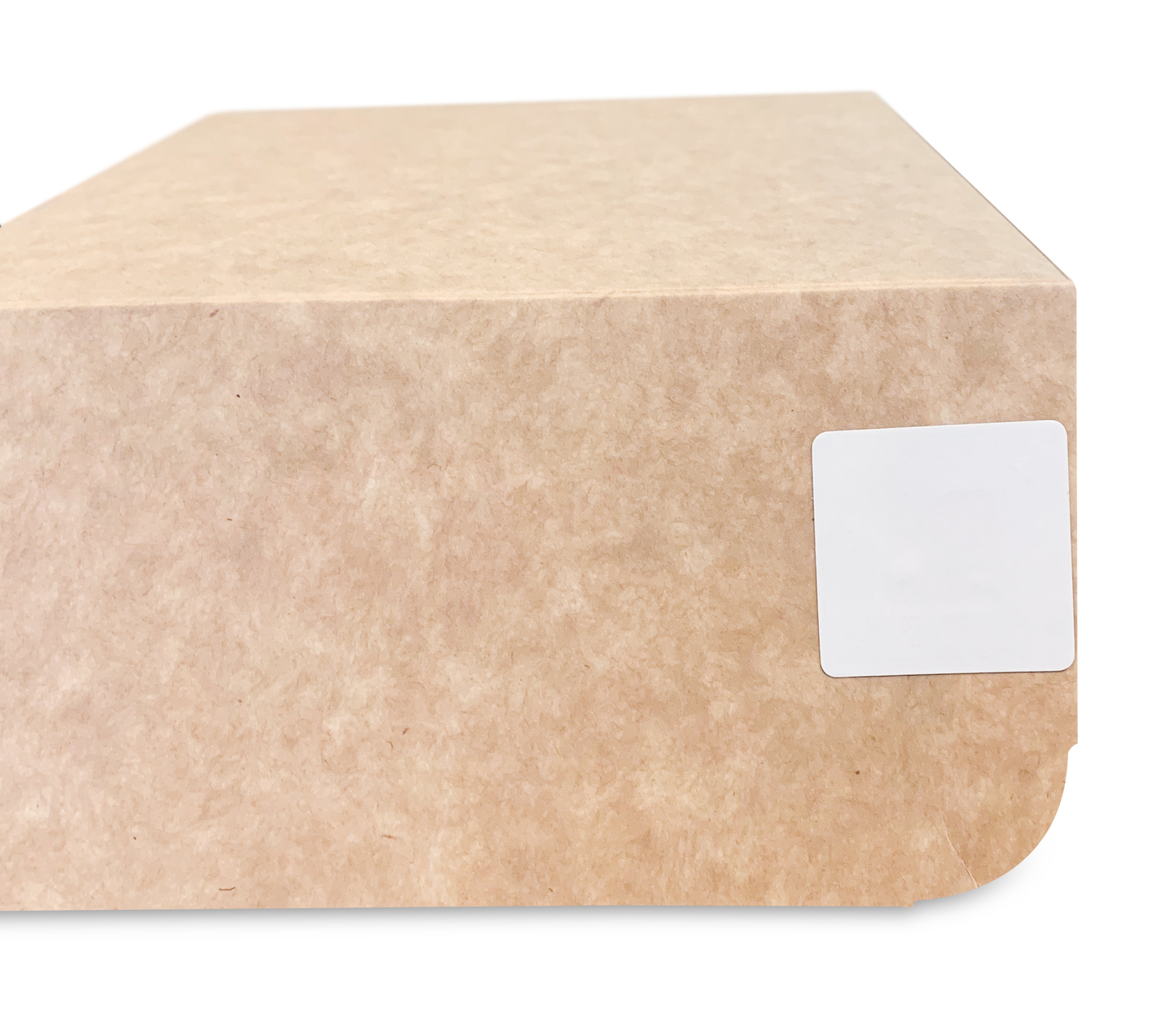 Beveiligingsstickers 3cm x 3cm WIT RF - 1000st/rol