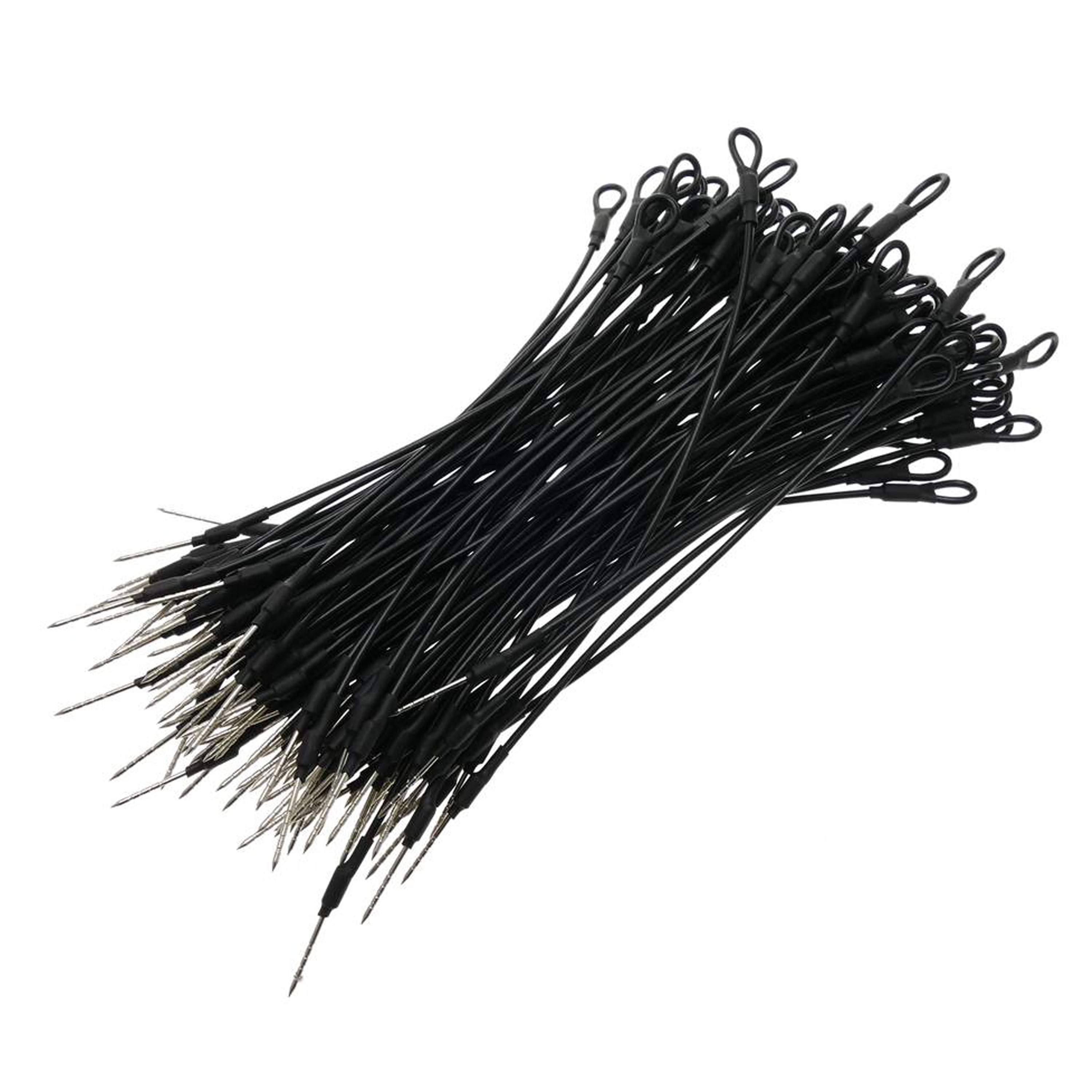 Lanyard L003 - 300st - staalkabel 17cm voor gebruik met hardtag